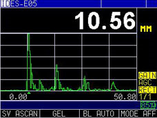 ECHO 9 visualisation Ascan - SOFRANEL